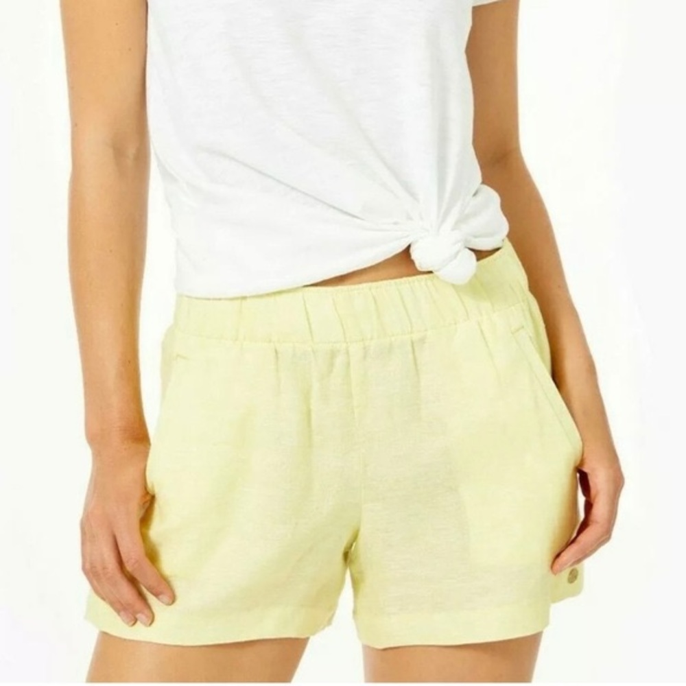 Lilly Pulitzer Lilo Linen Shorts NWT